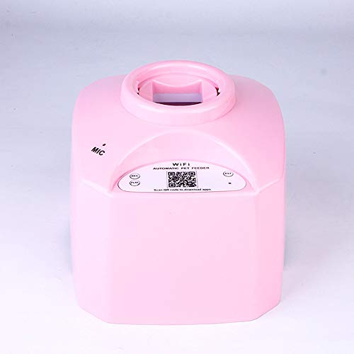 Alimentador automatico de mascotas para perro gato, automatico comedero, 5.5L El alimentador de mascotas de WiFi, puede grabar el gato y el perro tres comidas que miden el alimentador cuantitativo