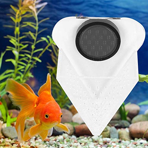 Alimentador de peces de acuario, acrílico compacto fácil de instalar, taza de alimentación de peces, acuario de agua dulce para alimentación de peces, tanque de peces que promueve que los
