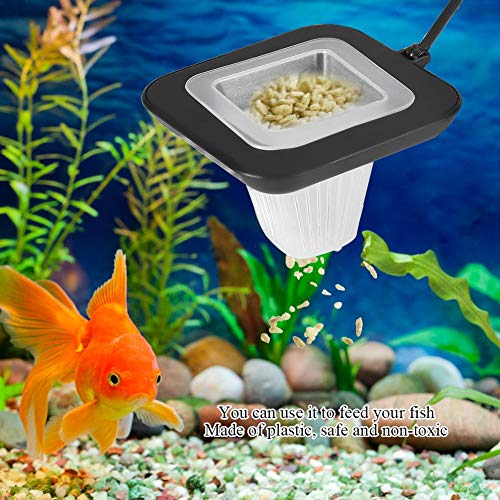 Alimentador del tanque de peces de acuario Gusano Rojo Alimentador del tanque de peces de acuario Alimentador de anillo flotante Alimentación tubular Sucker Gusano de cobre Gusano vivo Herramienta
