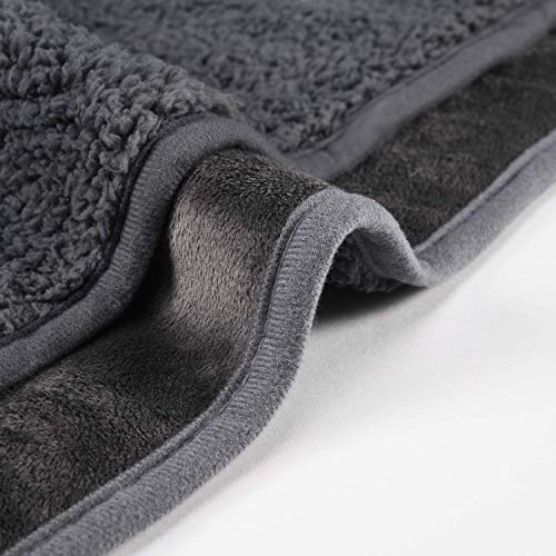 ALLISANDRO Manta Impermeable para Perros [200x150cm, Gris], Funda a Prueba de Mascotas para el sofá Cama Asiento de automóvil, para Cojines Sherpa, para Perros pequeños, Grandes y pequeños