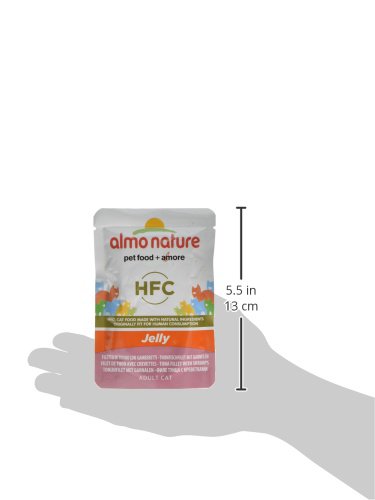 almo nature - Bolsa de gelatina de atún y gambas para Gatos