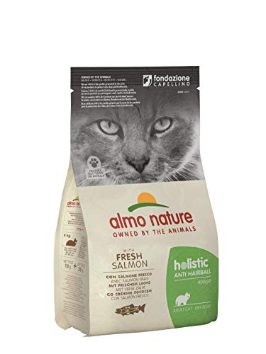 Almo Nature Cat Dry PFC Holistic Anti Hairball Pescado y Patata, 400 g