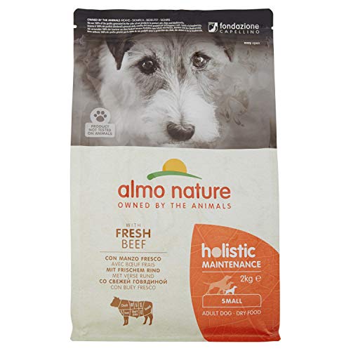 almo nature Dog Dry PFC Holistic Adult Buey Razas Pequeñas - Paquete de 3 x 2000 gr - Total: 6000 gr