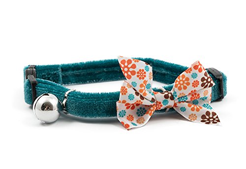 Ancol - Collar de Seguridad para Gato, Color Verde Azulado