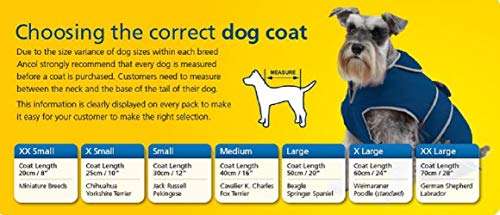 ANCOL Muddy Paws Timberwolf - Abrigo para Perro, Capa de Cera, Color marrón, tamaño pequeño