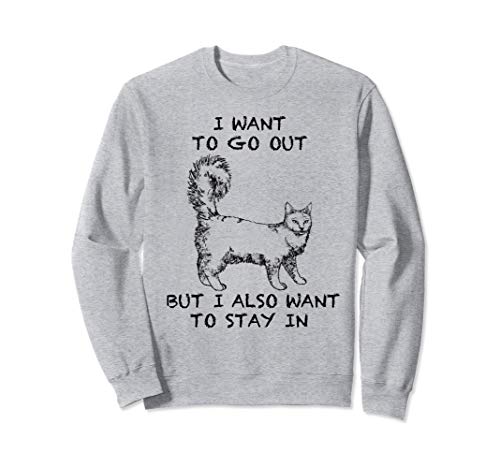 Angora Cita de gato divertido arte dibujado a mano Sudadera