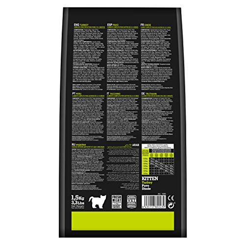 Arquivet Pienso para gatos Kitten Turkey -1,5kg