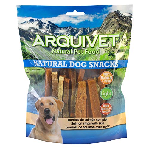Arquivet Snack para perros Barritas de Salmón con piel - 350gr.