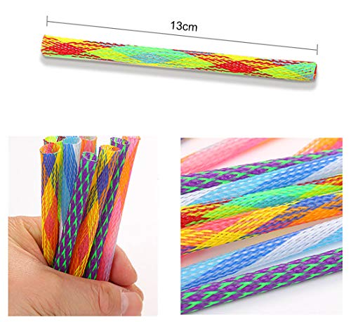 ASFINS Muelle Colorido Juguete, 24 Piezas Juguetes para Gato con Muelles para Gato Interactivos Duraderos para Gato Gatito Mascotas Regalo de Novedad, 13cm, Colores Aleatorios