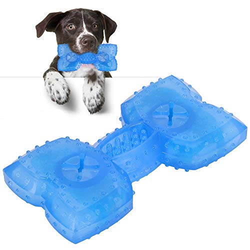 Asixxsix Juguete con Fugas de Comida para Mascotas, Juguete de enfriamiento Duradero para Perros, Juguete Molar para Perros, Suministro para Mascotas para Masticar, Entrenar, Jugar al Perro