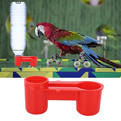 AUNMAS 20Pcs Plástico Bebedero para pájaros Alimentador Botella de Agua de Soda Granja Herramienta de alimentación para Beber Equipo de Fuente de Agua para Pollo de Paloma