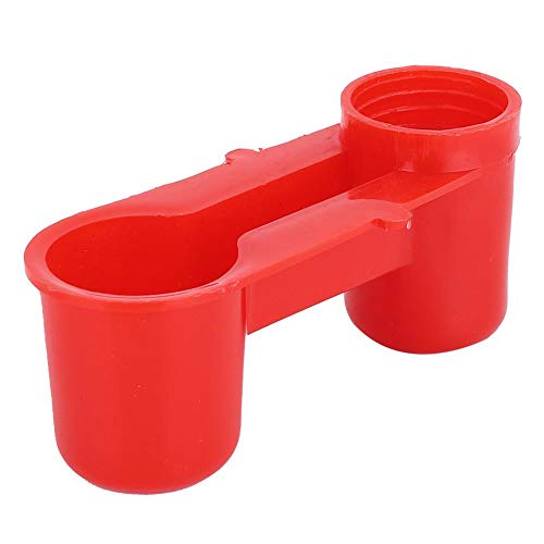 AUNMAS 20Pcs Plástico Bebedero para pájaros Alimentador Botella de Agua de Soda Granja Herramienta de alimentación para Beber Equipo de Fuente de Agua para Pollo de Paloma
