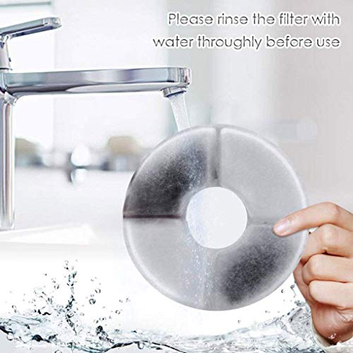 Babysbreath17 4pcs / Set del Gato de Agua Fuente relacement Filtros Carbón Activado dispensador del Agua del Filtro para Mascotas Fuente de Agua de Flor