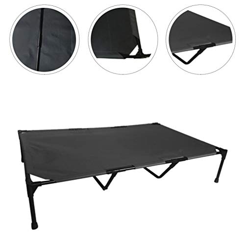 Balacoo Cama Elevada para Perros Cama Elevada para Mascotas Cuna Portátil para Perros Medianos Extra Grandes Camping Playa Uso Interior Al Aire Libre