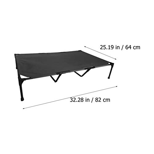 Balacoo Cama Elevada para Perros Cama Elevada para Mascotas Cuna Portátil para Perros Medianos Extra Grandes Camping Playa Uso Interior Al Aire Libre