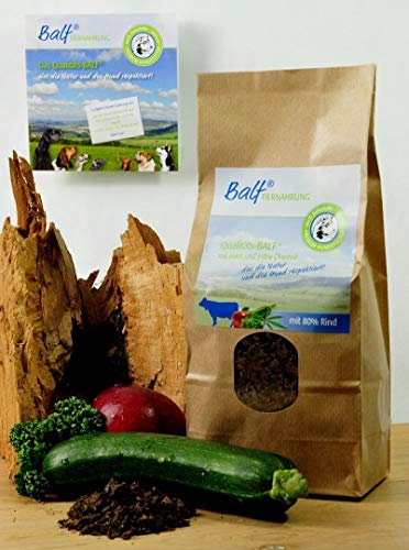 Balf Comida para perros / barba seca I vacuno con frutas, verduras y cáñamo I 1 kg