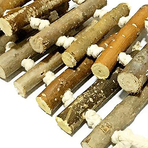 Baoblaze Escalera para Mascotas Juguetes de pájaros para Loro Guacamayo Grises africanos Budgie Cockatiels Percha Columpio de Rata de hámster Jaula de Madera