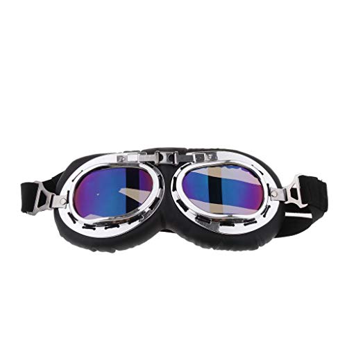 Baoblaze Gafas de Sol para Cachorros para Mascotas para Perros de Razas Pequeñas, Grandes Y Medianas Color/Claro - Vistoso, 20x9x2.5cm