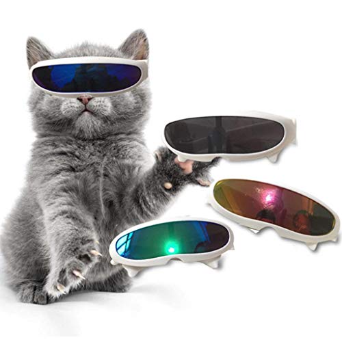 Barlingrock Gafas para Mascotas Pequeñas Mascotas Gatos para la Moda de Perros para Perros Perros Lindos para Perros Mascotas para Mascotas Gafas de Sol para Perros pequeños Fotografías Accesorios Pr
