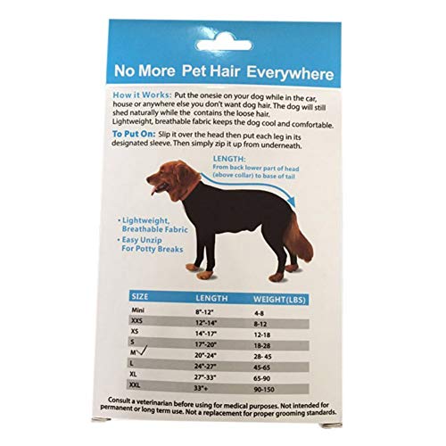 Bebliss Post Operative Protection Body de Manga Larga Mono para Perros, S/M/L