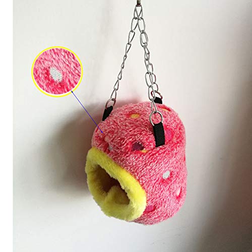 Bello Luna Hamster Hammock Warm Parrot Hut for Cage Adecuado para Ratones hámster