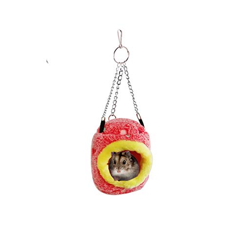 Bello Luna Hamster Hammock Warm Parrot Hut for Cage Adecuado para Ratones hámster