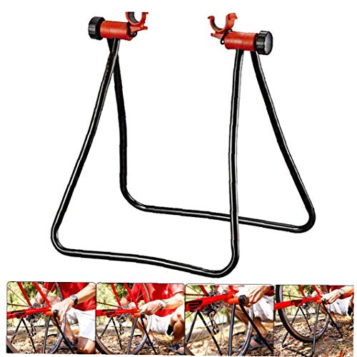 Bicicleta Soporte De Altura Ajustable De Almacenamiento De Bicicletas Portabicicletas Cubo De La Rueda Del Soporte De Exhibición De Piso De Almacenamiento En Rack De Bicicletas Reparación Del Soporte