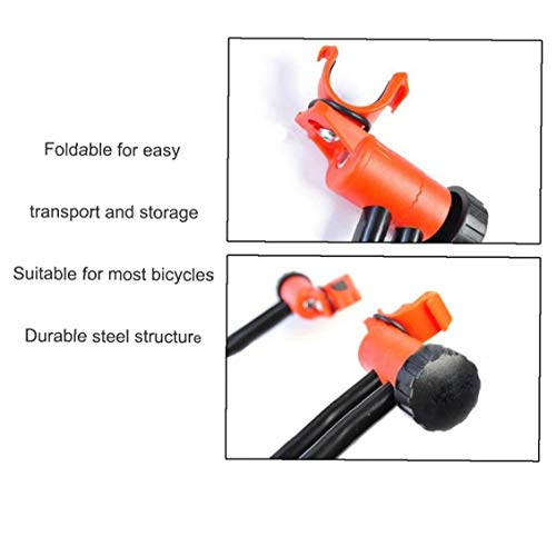 Bicicleta Soporte De Altura Ajustable De Almacenamiento De Bicicletas Portabicicletas Cubo De La Rueda Del Soporte De Exhibición De Piso De Almacenamiento En Rack De Bicicletas Reparación Del Soporte