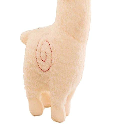 Bigbarry Cómodo Alpaca Animal Relleno, Felpa Suave de Dibujos Animados Lindo For la Almohadilla del Juguete de la Muchacha 8,4 Pulgadas Natural