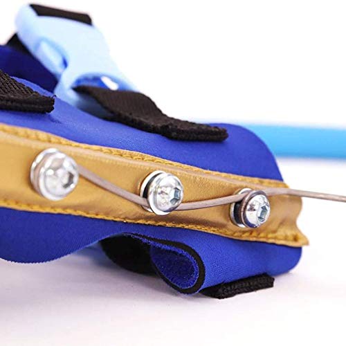Binghotfire Anillo anticolisión para Mascotas Anillo de protección Animal de cataratas Guía Anillo Ciego Azul 37cm