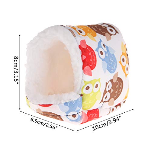 Biniwa Pet Hámster caliente nido, jaula de loros de pájaros, cama cálida de invierno, mascotas pequeñas, ardilla chinchilla Cobaya Productos