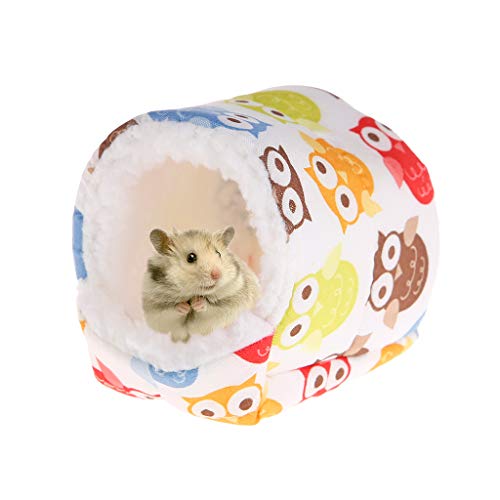 Biniwa Pet Hámster caliente nido, jaula de loros de pájaros, cama cálida de invierno, mascotas pequeñas, ardilla chinchilla Cobaya Productos