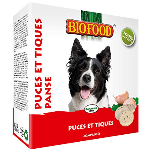 Biofood Friandise Anti-puces a la panse para Perro/Gato 55 Piezas