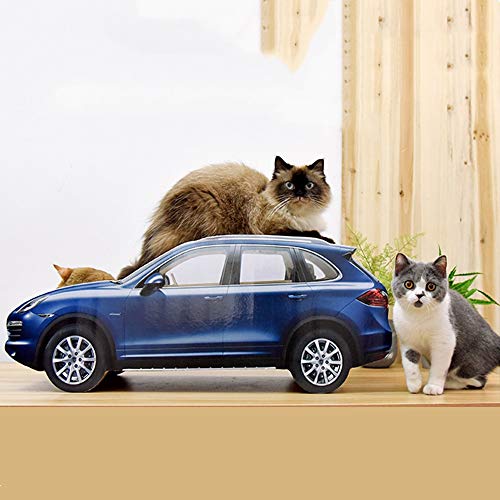 BJL Azul del Tablero del rasguño del Gato del autobús del Pasajero del autobús del Pasajero Grande del Gato del rasguño del Gato arañazo de Gato (Color : A)
