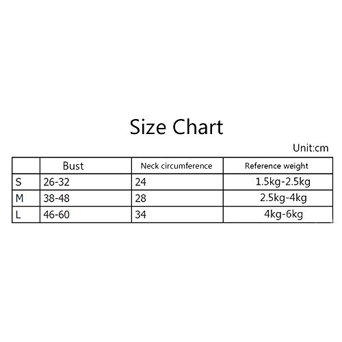 BLEVET Arnés Perro Gato Ajustable Respirante Pequeña Chaleco para Cachorros, Perros Pequeños y Gatos MZ046 (M, Pink)