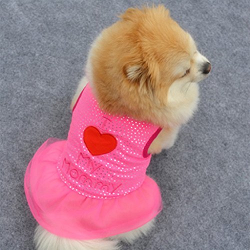 bodhi2000 ® Perro Gato Mascota Perro Ropa Prendas De Vestir lunares chaleco vestido disfraz