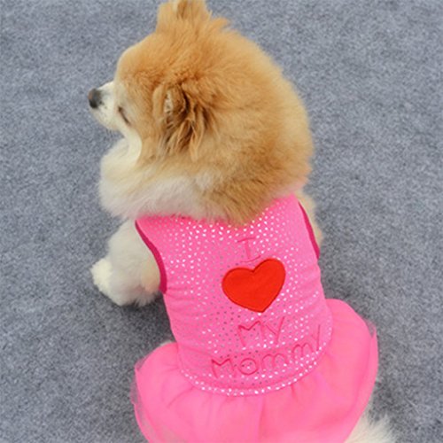 bodhi2000 ® Perro Gato Mascota Perro Ropa Prendas De Vestir lunares chaleco vestido disfraz