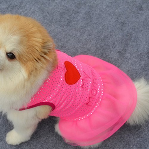 bodhi2000 ® Perro Gato Mascota Perro Ropa Prendas De Vestir lunares chaleco vestido disfraz