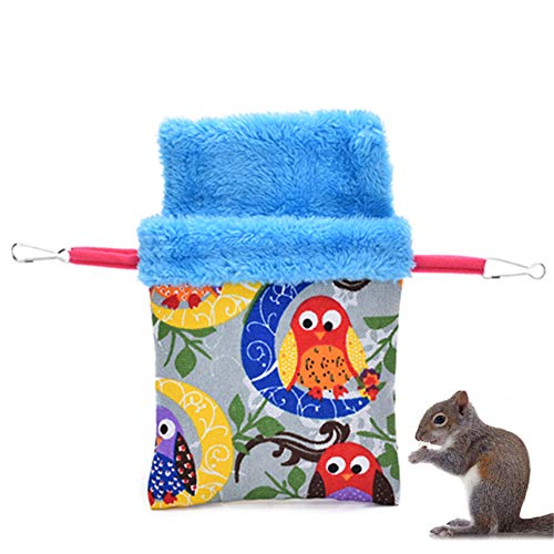 BOENTA Camas para Gatos Cama Conejo Guinea Cerdo Juguetes Hámster Hamaca Guinea Cerdo Hamaca Guinea Cerdo casa Hurón hamacas Ardilla Bolsa de Dormir 2,L
