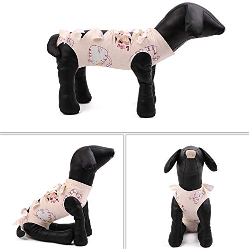 BOENTA Camisetas para Perros Traje De Recuperación para Gatos Chaleco para Perro después de la cirugía Abrigos de Gato para Mascotas Gatos Ropa Cat,M