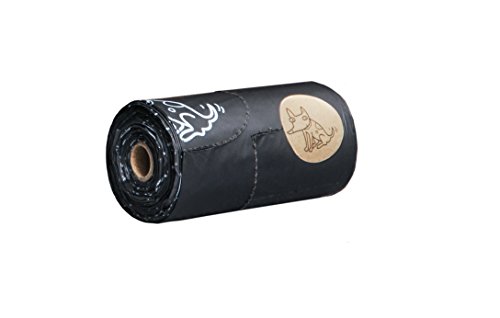 Bolsas biodegradables para excrementos de perro TSP con asas, certificado OK compost Home – 100% compostable y biodegradable – grande y extra gruesa (18 µm), (252 bolsas)