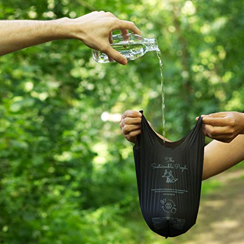 Bolsas biodegradables para excrementos de perro TSP con asas, certificado OK compost Home – 100% compostable y biodegradable – grande y extra gruesa (18 µm), (252 bolsas)