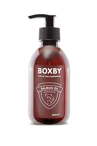 BOXBY Aceite DE Salmon 250 ML Perros - Gatos INMUNIDAD + DIGESTIBILIDAD + Pelo Y Piel Sana