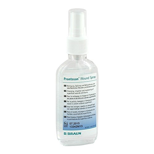 Braun Prontosan Wound Spray, Limpiador de heridas y humectante de Quemaduras para Mascotas y Animales domésticos - Spray 75 ml.