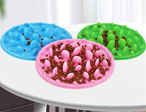 BrilliantDay Comedero de Perros para ralentizar la Comida, Mascota diversión alimentador Perro tazón Lento alimentador Bloat Detener Perro Comida tazón Maze Interactivo Rompecabezas Gato tazón