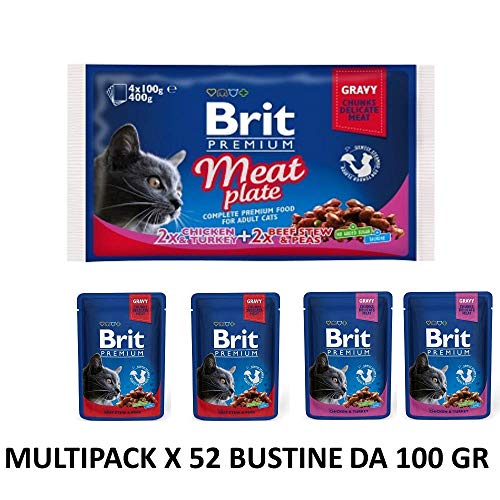 Brit Comida húmeda para Gatos – Paquete de 52 Unidades