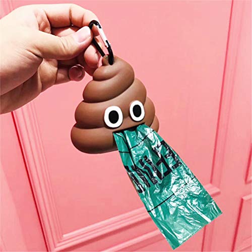 BSTOPSEL - Dispensador de bolsas para caca de perro, ligero, se adapta a bolsas de caca de perro y gato, bolsa para pañales de bebé
