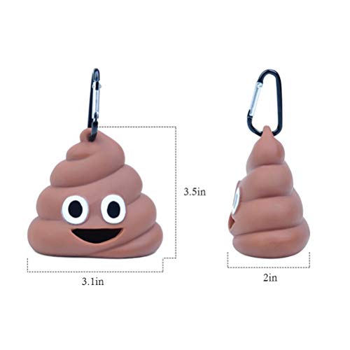 BSTOPSEL - Dispensador de bolsas para caca de perro, ligero, se adapta a bolsas de caca de perro y gato, bolsa para pañales de bebé