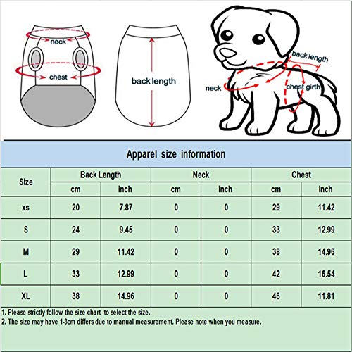 caidi Abrigo de Invierno cálido Chaqueta Acolchada Ropa Capucha Ropa de Invierno Lavable de algodón para Cachorro Perro pequeño, Color Verde L