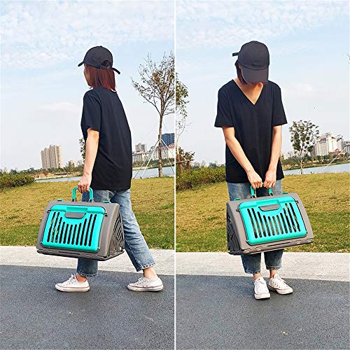 Caja de Transporte para Mascotas Mascotas caninas saliente Bolsa portátil del Gato del Gato Creativo Jaula de Perros pequeños Plegable Vent Caja de Aire Caja Bolso
